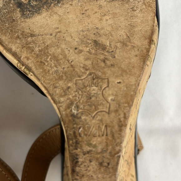 Tory Burch Ashton patent leather cork wedge 
Size: 6 1/2 - Picture 11 of 11